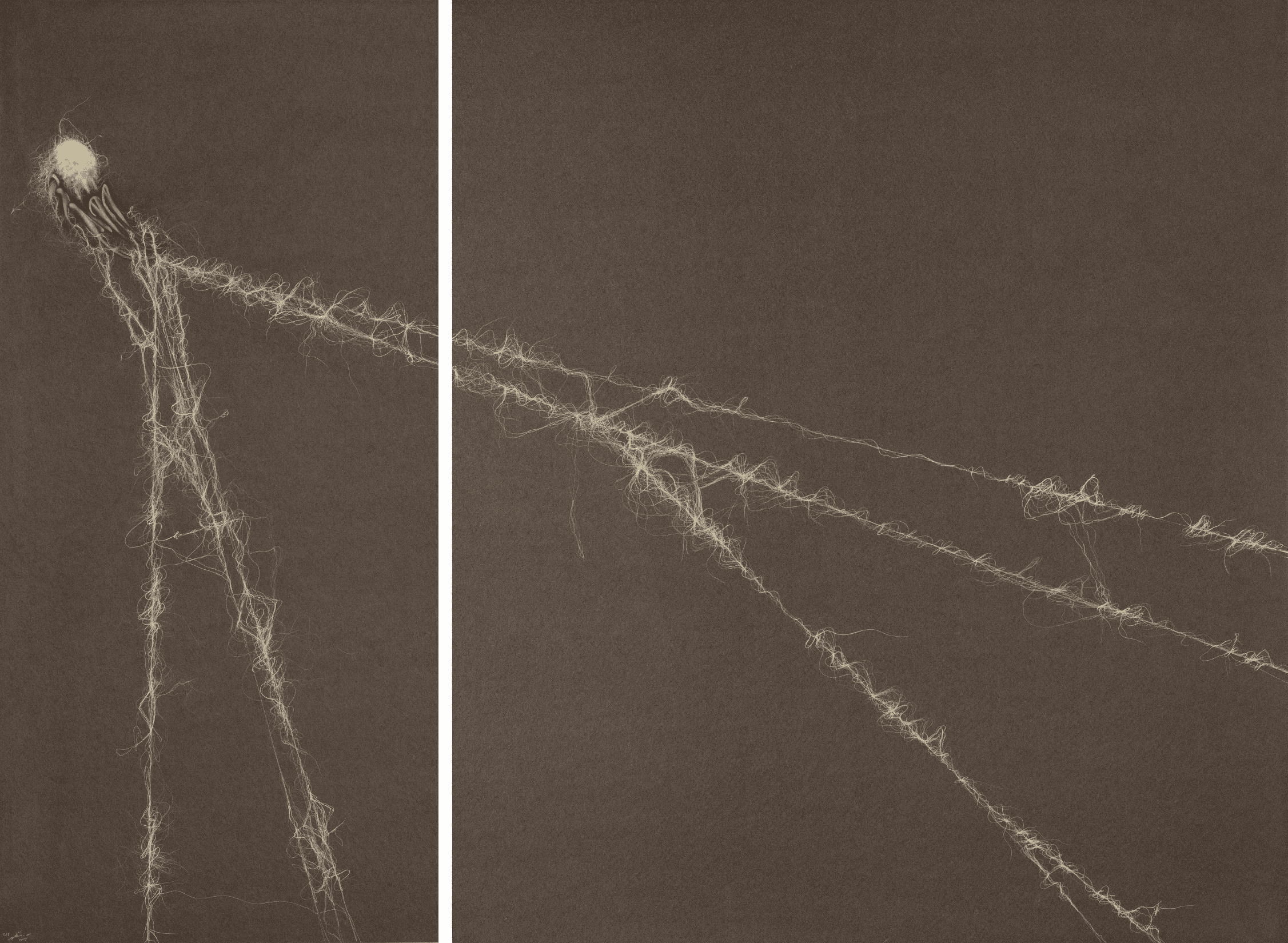 The New Emergence I (diptych)